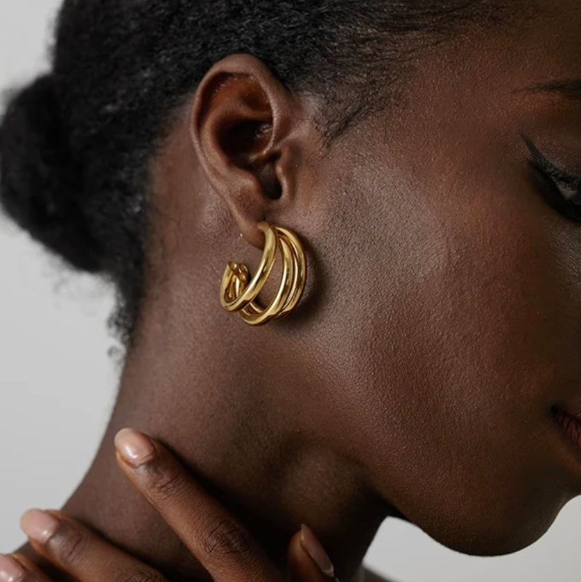 Triple Loop Hoops