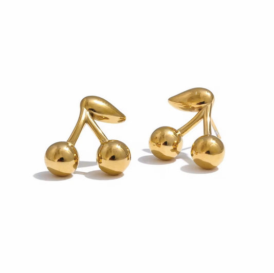 Cherry Stud Earrings