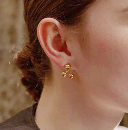 Cherry Stud Earrings