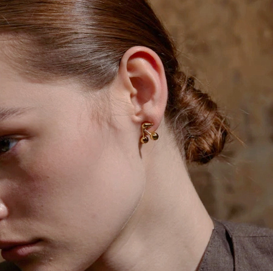 Cherry Stud Earrings