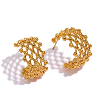 Golden Latticé Earrings