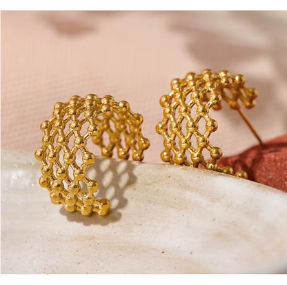Golden Latticé Earrings