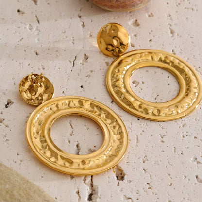 Byzantine Halo Drop Earrings