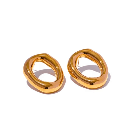 Polished Halo Stud Earrings - Val Royce Jewellery