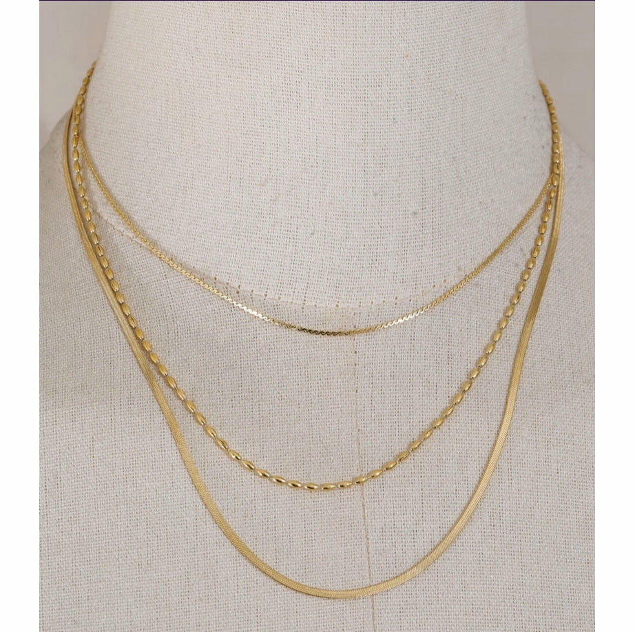 Triple Glow Necklace