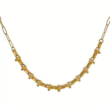 Golden Relay Necklace