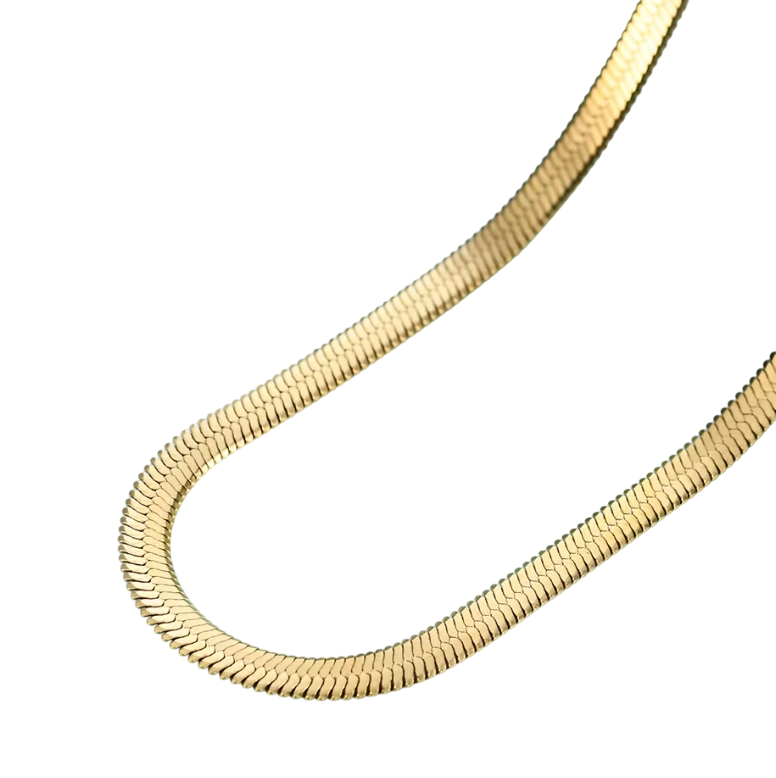 Satin Herringbone Necklace