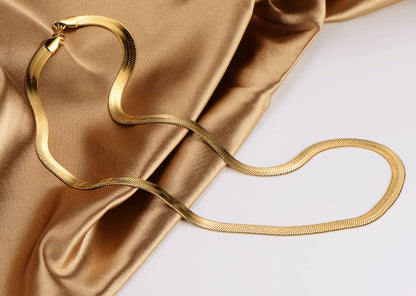 Satin Herringbone Necklace