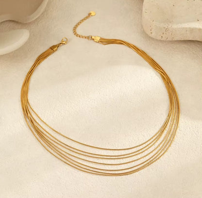 Halo Draped Necklace