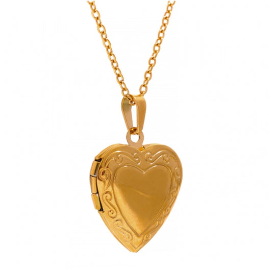 Heart Locker Chain Necklace