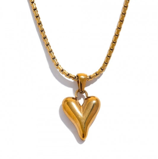 Heart Box Chain Necklace