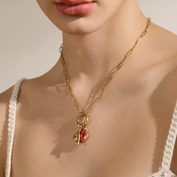 Chili Charm Chain Necklace