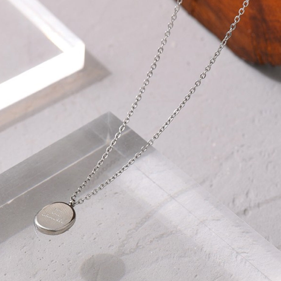 Your Are Adorable Engraved Oval Necklace