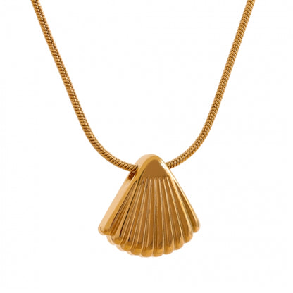 Shell Solid Chain Necklace