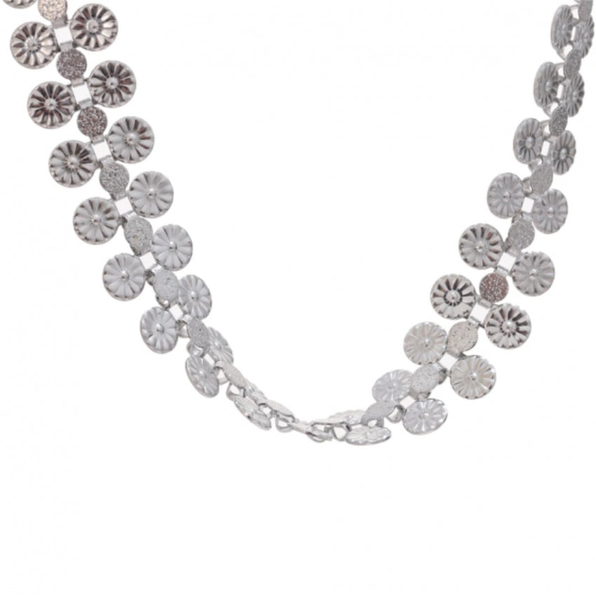 Flower Coin Multiayer Necklace