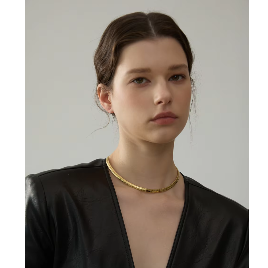 Bar Chain Collar Necklace