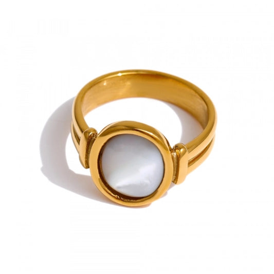 Oval Shell Ring