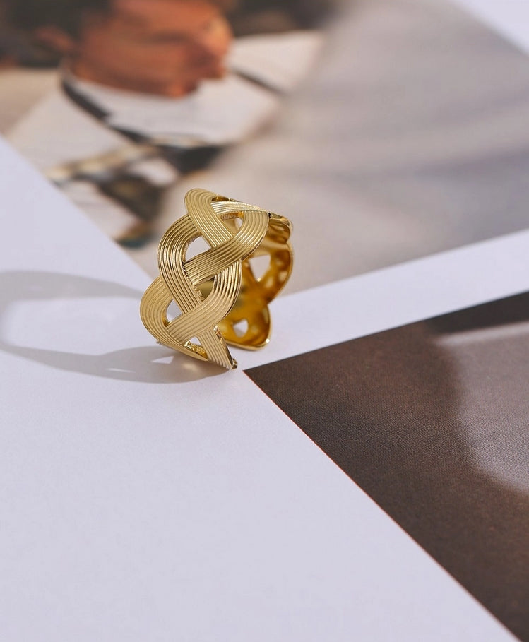 Woven Interlace Ring