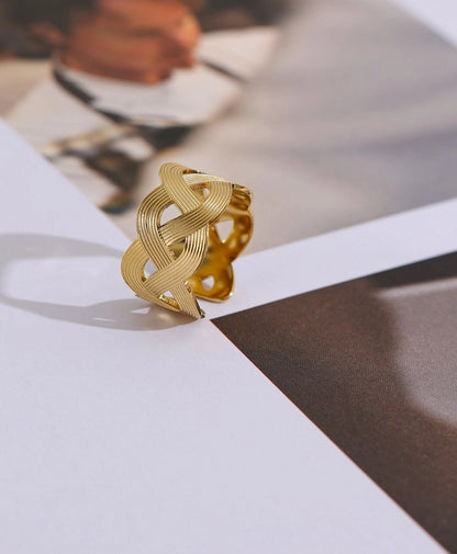 Woven Interlace Ring