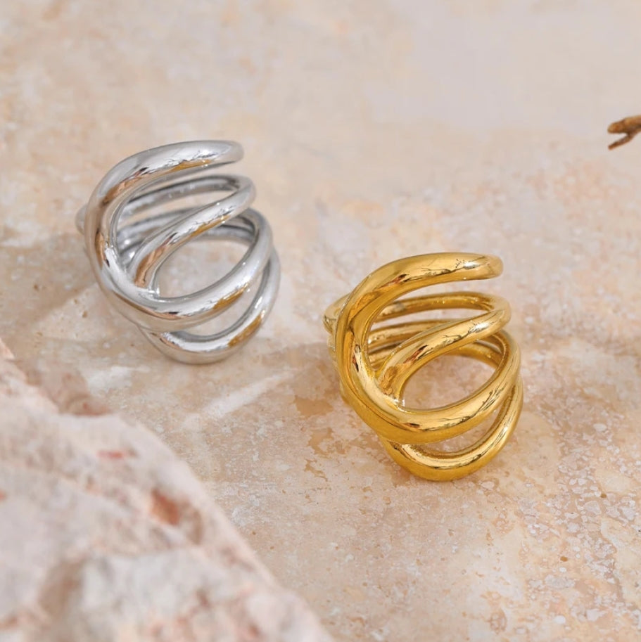 Swirl Wrap Ring