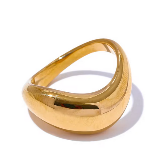 Smooth Wave Ring