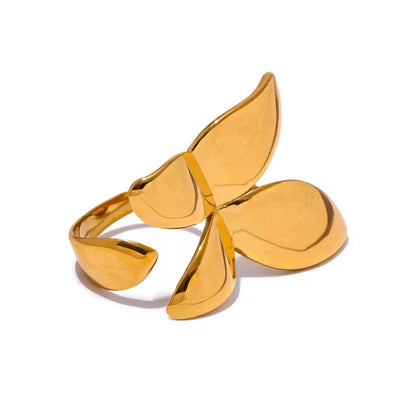 Butterfly Statement Open Ring