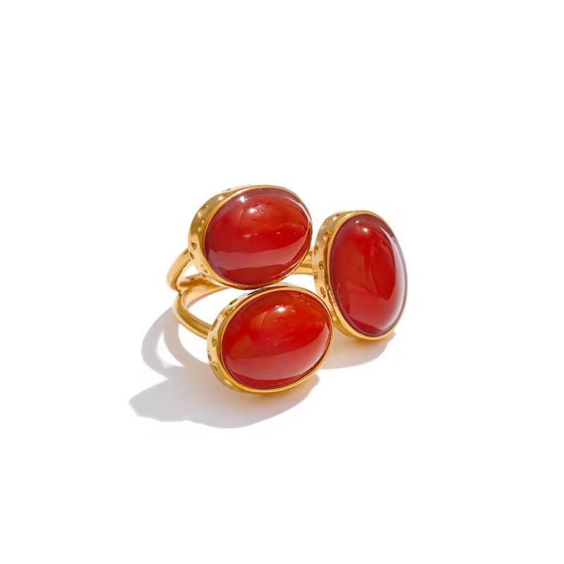 Trio Stone Ring