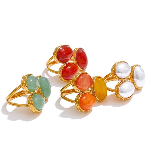 Trio Stone Ring