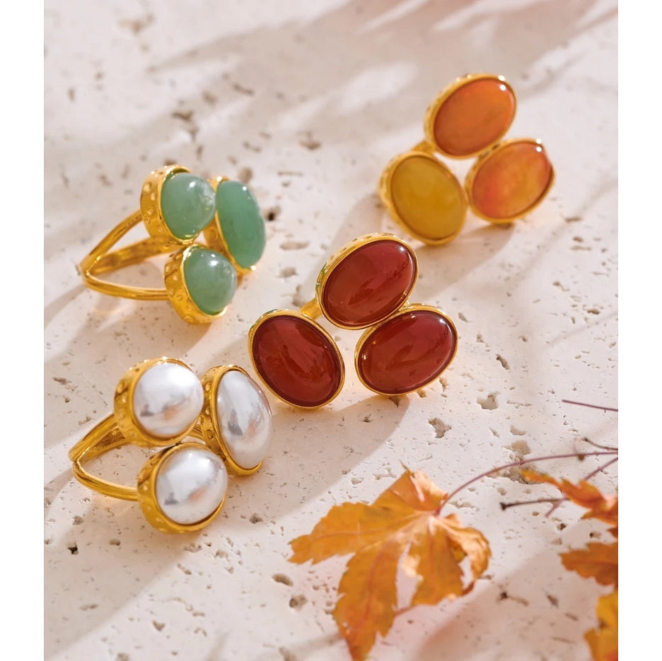 Trio Stone Ring
