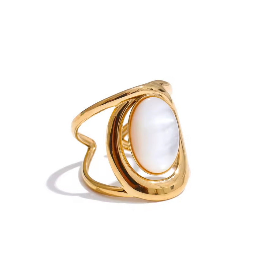 Oval Cocktail Gem Ring