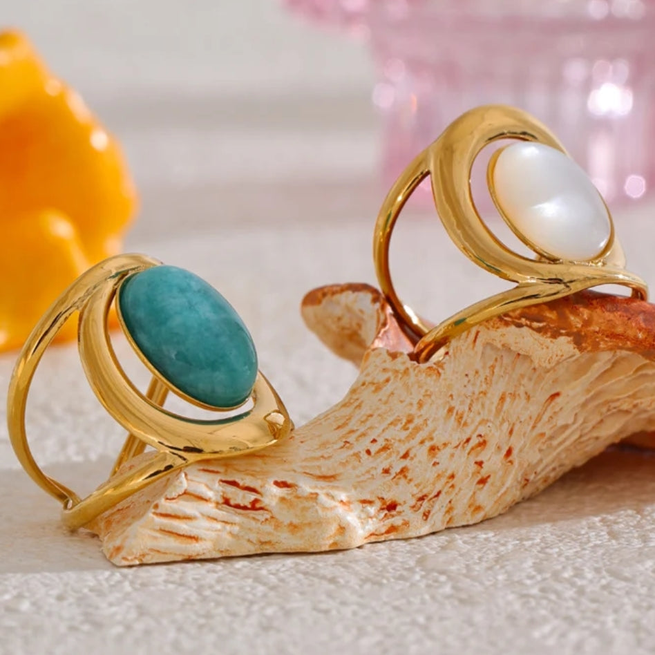 Oval Cocktail Gem Ring
